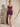 3D Flower Two Pieces Bodice Mini Sheath Dress With Drop in Grape