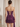 3D Flower Two Pieces Bodice Mini Sheath Dress With Drop in Grape