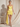 3D Flower Two Pieces Bodice Mini Sheath Dress With Drop in Yellow