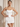 3D Flower Two Pieces Bodice Mini Sheath Dress With Drop in White