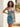 V-Neck Floral Embroidery Sequin Backless Mini Hoco Dress in Peacock Blue Floral