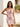 V-Neck Floral Embroidery Sequin Backless Mini Hoco Dress in Pink Floral