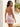 V-Neck Floral Embroidery Sequin Backless Mini Hoco Dress in Pink Floral