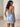Sparkly Embroidery Cut Front Illusion Sheer Sweetheart Neck Mini Sheath Prom Dress in Sky Blue