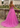 Halter Appliques Cut Front Lace Up Long A-Line Prom Dress in Hot Pink