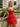 Deep V-Neck Lace Tulle Mini Ball Gown Prom Dress - Red