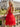 Deep V-Neck Tank Layered Mini Ball Gown Prom Dress in Red