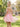 Tulle Off Shoulder Crystal Illusion Bodice  Lace Up Mini Hoco Dress in Pink