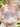 Beaded Flower Corset Tulle Homecoming Dress with Off Shoulder in White