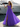 Sparkly Beading Illusion Cut Front Bodice A-Line Long Prom Dress in Purple