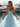 Sparkly Beading Illusion Cut Front Bodice A-Line Long Prom Dress in Baby Blue