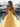 Sparkly Beading Illusion Cut Front Bodice A-Line Long Prom Dress in Yellow