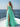 Sparkly Beading Illusion Cut Front Bodice A-Line Long Prom Dress in Mint Green