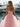 Sparkly Beading Illusion Cut Front Bodice A-Line Long Prom Dress in Pink