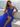 Sparkly Beading Illusion Cut Front Bodice A-Line Long Prom Dress in Royal Blue