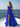 Sparkly Beading Illusion Cut Front Bodice A-Line Long Prom Dress in Royal Blue