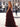 Sparkly Beading Embroidery Ruffle Lace Up Bodice Long A-Line Prom Dress - Burgundy
