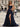 Ruffle Ruched Lace Up Bodice Long A-Line Prom Dress - Navy Blue