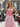 Ruched Lace Up Bodice A-Line Long Prom Dress - Pink Floral