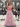 Ruched Lace Up Bodice A-Line Long Prom Dress - Pink Floral