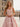 Pearls Like Corset Pleated Long A-Line Prom Dress - Blush Pink Floral