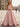 Pearls Like Corset Pleated Long A-Line Prom Dress - Blush Pink Floral