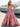Pearls Like Corset Pleated Long A-Line Prom Dress With Slit - Hot Pink Floral
