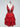 Sparkly Lace Embroidery Tank Top Backless Tiered Mini Prom Dress - Red