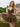 Sparkly Tulle V-Neck Layered Mini Prom Dress With Bow in Coffee