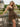 Sparkly Tulle V-Neck Layered Mini Prom Dress With Bow in Coffee