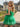 Sparkly Tulle V-Neck Layered Mini Prom Dress With Bow in Emerald Green