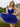 Sparkly Tulle V-Neck Layered Mini Prom Dress With Bow in Royal Blue