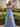 Tank Appliques Sheer Backless Long Ball Gown Prom Dress With Split in Sky Blue