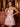 Floral Strapless Illusion Bodice Mini A-Line Hoco Dress in Pink Floral