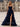 Sweetheart Ruched Bust Ruffle Hem Lace Up Long Ball Gown Prom Dress With Slit - Navy Blue