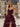 Sweetheart Ruched Bust Ruffle Hem Lace Up Long Ball Gown Prom Dress With Slit - Burgundy
