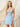 Embroidery Sweetheart Neck Bodice Sheer Mini A-Line Prom Dress in Baby Blue