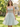 Illusion Sheer Bodice Sparkly Hot Fix  Mini A-Line Homecoming Dress in Mint Green