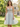 Illusion Sheer Bodice Sparkly Hot Fix  Mini A-Line Homecoming Dress in Mint Green