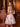 Illusion Sheer Bodice Short A-Line Floral  Hoco Dress in Pink Floral