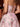 Illusion Sheer Bodice Short A-Line Floral  Hoco Dress in Pink Floral