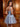 Floral Sweetheart Bodice Layered Mini A-Line Prom Dress in Blue Floral