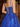 Cut Out Sheer Sparkly Tulle Short Prom Dress in Royal Blue
