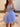 Illusion Bodice One Shoulder Lace Boned Mini Ball Gown Prom Dress - Lilac