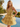 Sexy Backless Halter Sparkly Ruffle Ball Gown Mini Homecoming Dress in Gold