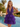 Sexy Backless Halter Sparkly Ruffle Ball Gown Mini Homecoming Dress in Purple