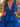 Sexy Backless Halter Sparkly Ruffle Ball Gown Mini Homecoming Dress in Royal Blue