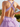 Sexy Backless Halter Sparkly Ruffle Ball Gown Mini Homecoming Dress in Lavender