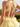 Sexy Backless Halter Sparkly Ruffle Ball Gown Mini Homecoming Dress in Yellow