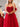 Off Shoulder Sparkly Beading Lace Up Bodice Ball Gown Prom Dress - Red